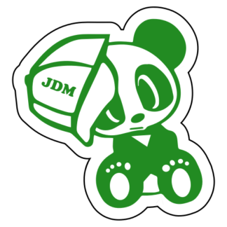 JDM Hat Panda Sticker (Green)